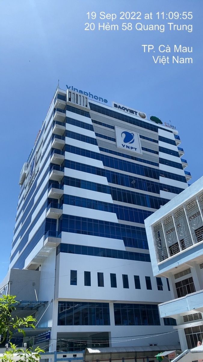 chống thấm và Sơn tòa nhà VNPT 